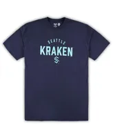 Men's Seattle Kraken Navy, Heather Gray Big and Tall T-shirt Pants Lounge Set