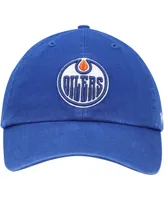 Men's '47 Brand Royal Edmonton Oilers Clean Up Adjustable Hat