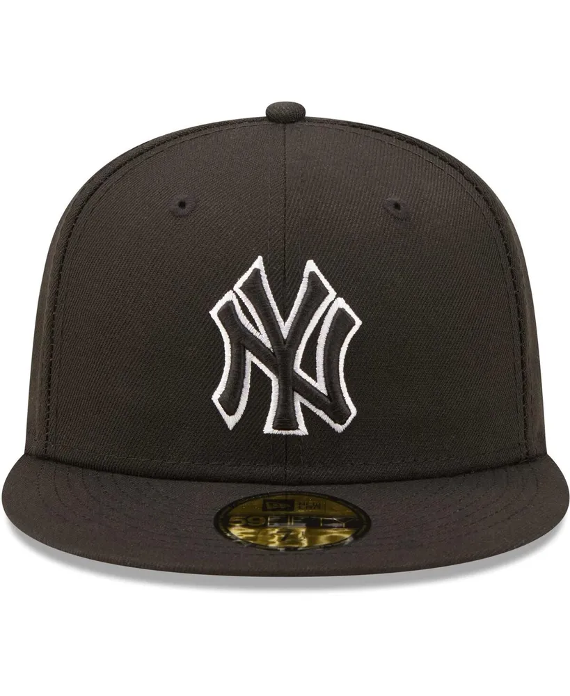 Men's New Era York Yankees Black on Dub 59FIFTY Fitted Hat