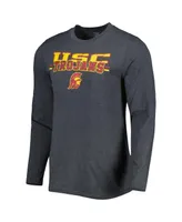 Men's Concepts Sport Cardinal, Charcoal Usc Trojans Meter Long Sleeve T-shirt and Pants Sleep Set