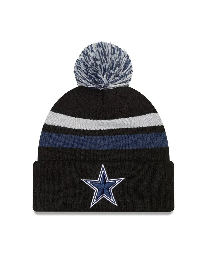 Dallas Cowboys Men's New Era Gray Core Classic Cuffed Pom Knit Hat