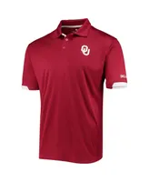 Men's Colosseum Crimson Oklahoma Sooners Santry Polo Shirt