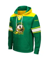 Men's Colosseum Green Oregon Ducks 2.0 Lace-Up Hoodie