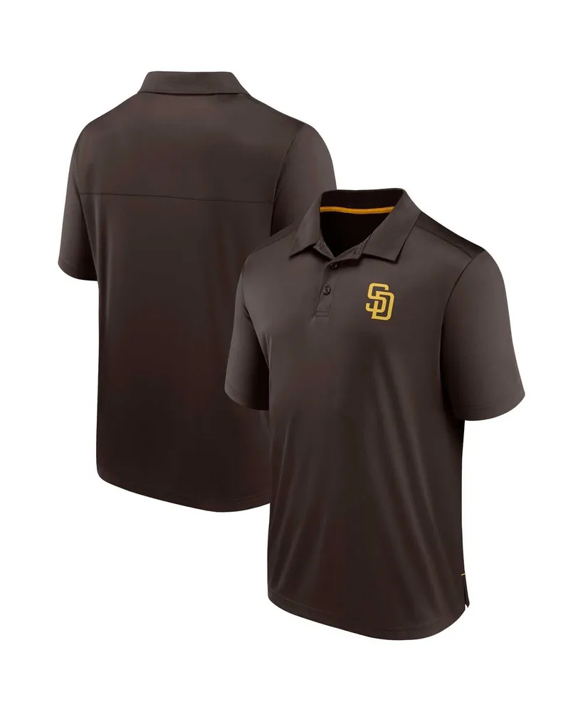 Men's Fanatics Brown San Diego Padres Hands Down Polo Shirt