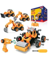 Usa Toyz Lil Builders Rc Truck Building Toys for Kids - 4 in 1