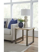 Ariela Travertine Occasional End Table