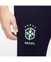 Men's Nike Navy Brazil National Team Strike Performace Track Pants