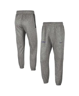 Men's Nike Heather Gray Lsu Tigers Team Logo Spotlight Performance Pants