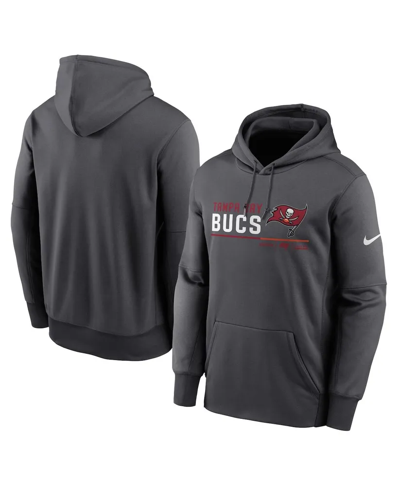 Men's Nike Red Tampa Bay Buccaneers Sideline Club Fleece Pullover Hoodie Size: Small