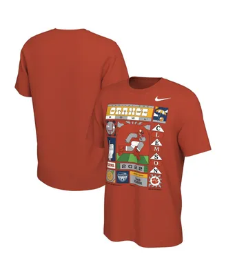 Men's Nike Orange Clemson Tigers 2022 Bowl Illustrated T-shirt