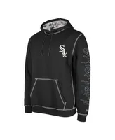 Men's New Era Black Chicago White Sox Team Split Pullover Hoodie