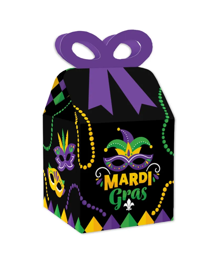 Big Dot of Happiness Mardi Gras - Masquerade Party Centerpiece & Table  Decoration Kit 