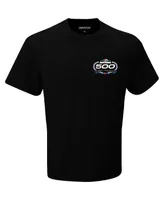 Men's Checkered Flag Sports Black 2023 Daytona 500 American Flag T-shirt