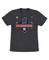 Toddler Boys and Girls Fanatics Heather Charcoal Houston Astros 2022 World Series Champions Locker Room T-shirt