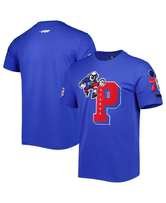 Men's Pro Standard Royal Philadelphia 76ers Mash Up Capsule T-shirt