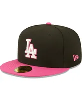 Men's New Era Black, Pink Los Angeles Dodgers 1981 World Series Champions Passion 59FIFTY Fitted Hat