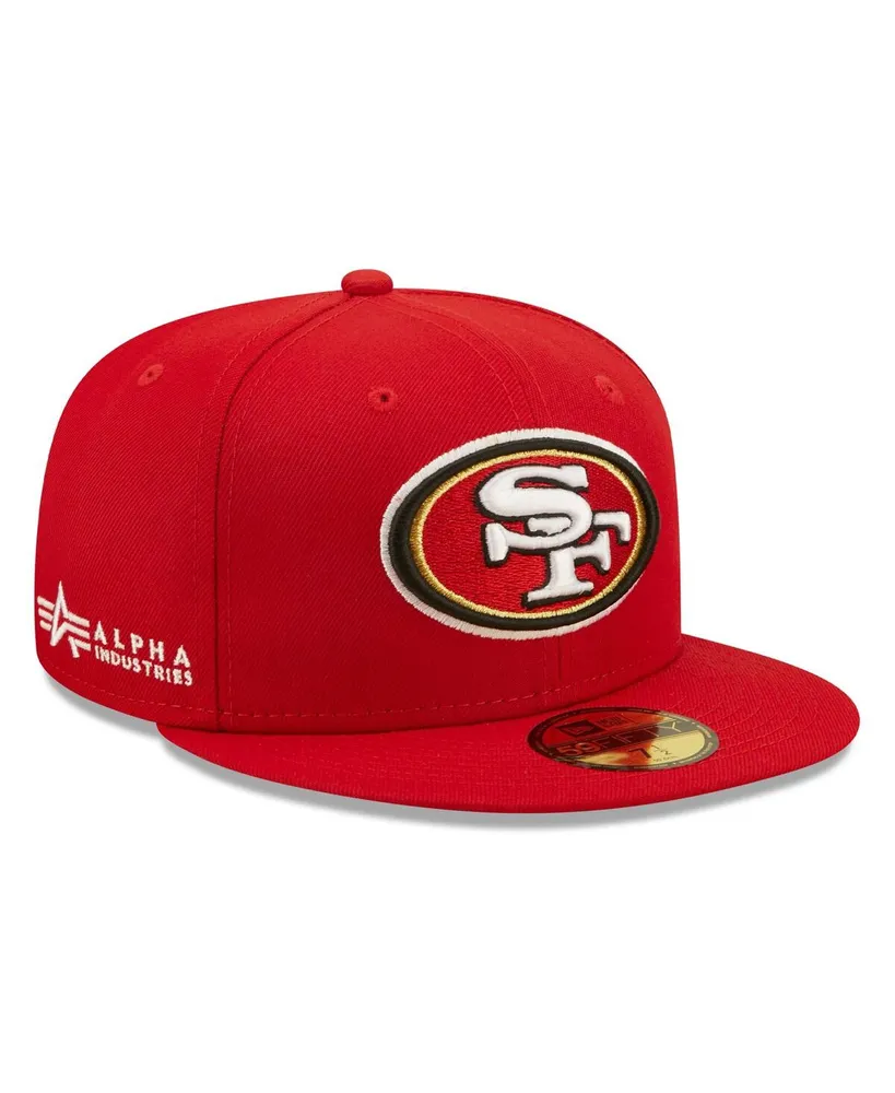 San Francisco 49ers New Era Arch 59FIFTY Fitted Hat - Scarlet