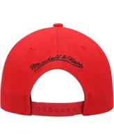 Men's Mitchell & Ness Red Houston Rockets Side Core 2.0 Snapback Hat