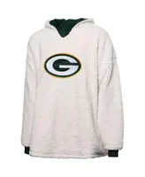 Women's Foco Green Bay Packers Repeat Print Reversible Hoodeez