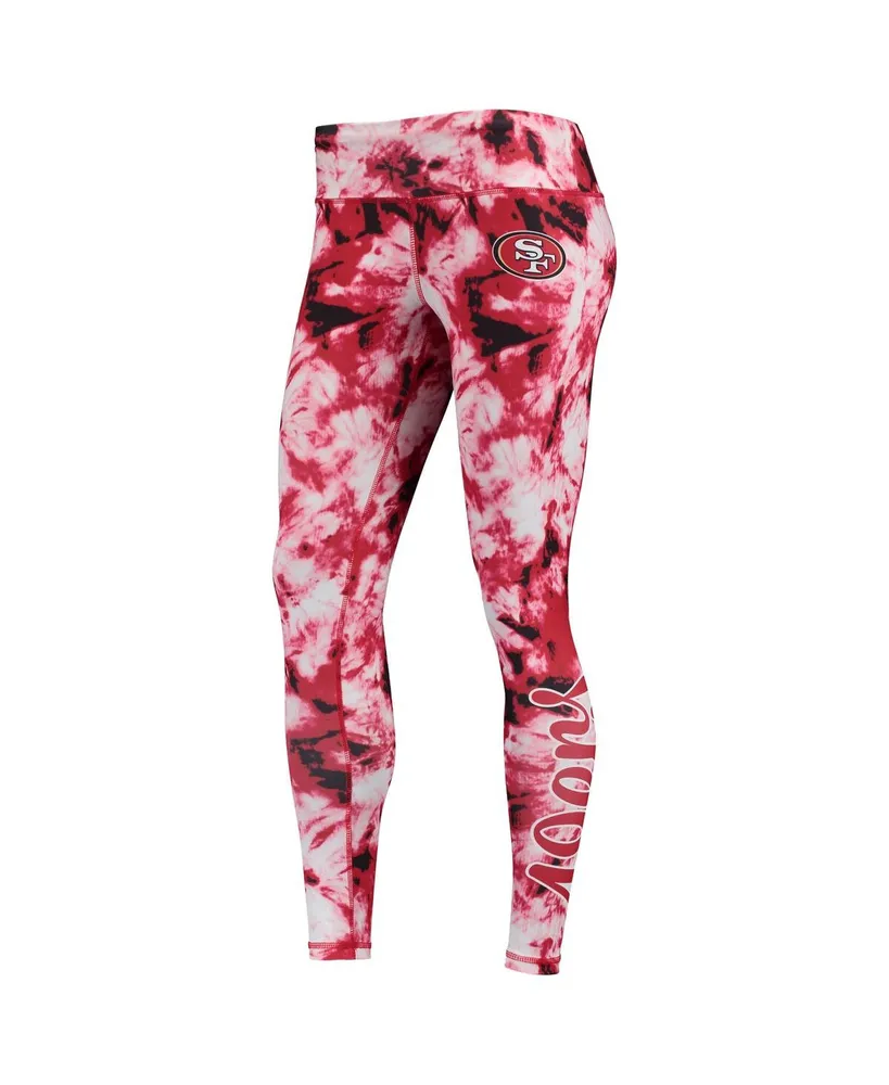 Foco Women's Foco Scarlet San Francisco 49ers Tie-Dye Leggings