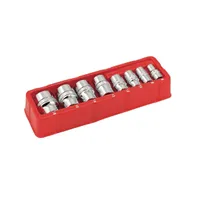 Powerbuilt 8 Piece Zeon Metric Socket Set for Damaged Bolts