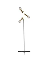 Adesso Melvin Floor Lamp - Black Antique