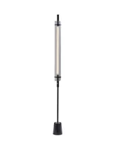 Adesso Flair Led Floor Lamp - Black with Antique