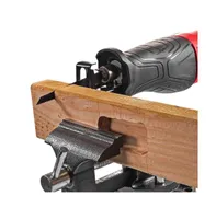 Powerbuilt 6 Inch 7.5A Reciprocating Saw with 2 Blades