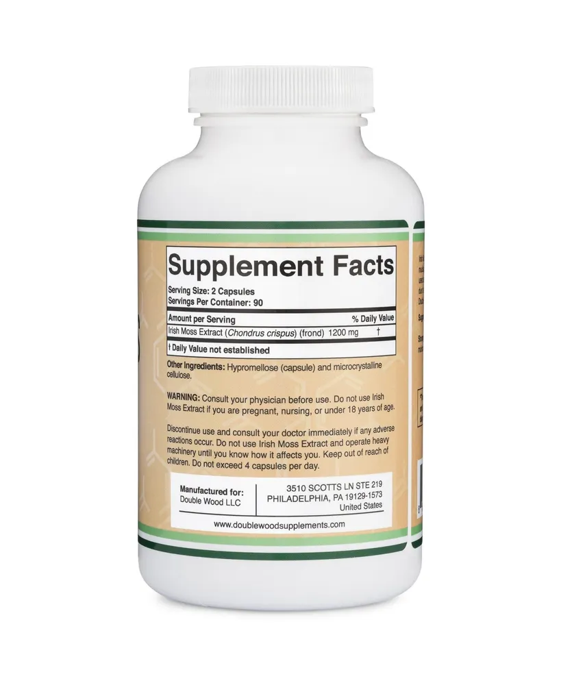 Double Wood Supplements Irish Sea Moss Extract