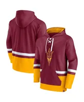 Men's Fanatics Maroon Arizona State Sun Devils First Battle Pullover Hoodie