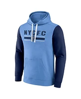 Men's Fanatics Sky Blue New York City Fc To Victory Pullover Hoodie