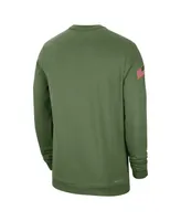 Men's Nike Olive Florida Gators Military-Inspired Pullover Sweatshirt