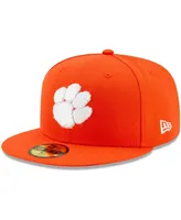 Men's New Era Orange Clemson Tigers Primary Team Logo Basic 59FIFTY Fitted Hat