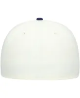 Men's New Era White Detroit Stars Cooperstown Collection Turn Back The Clock 59FIFTY Fitted Hat