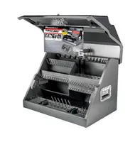 26 Inch Rapid Box Slant Front Toolbox with Tool Magnets - Gray