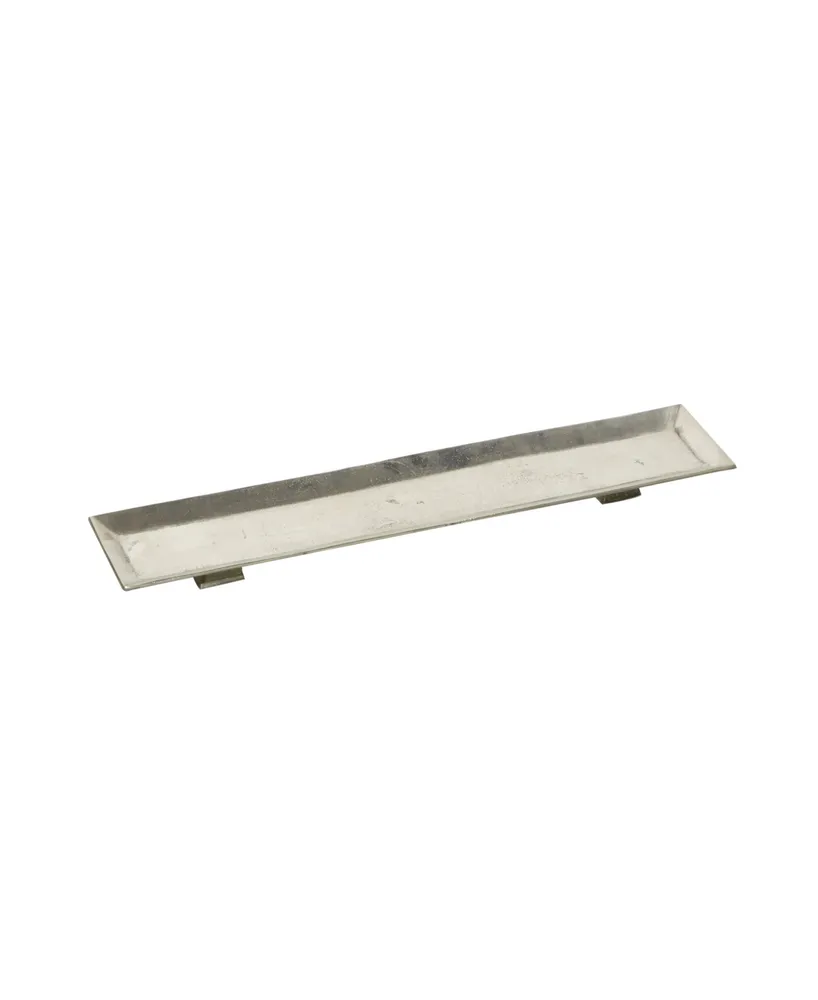 Rosemary Lane Aluminum Tray, 35" x 7" x 2"