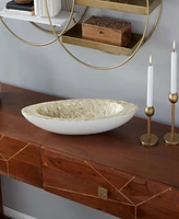 Rosemary Lane Mother of Pearl Tray, 21" x 8" x 4"