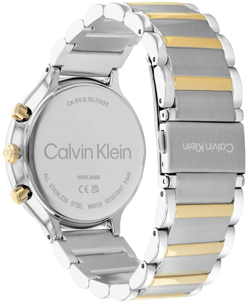Calvin Klein Women's Multifunction Two-Tone Stainless Steel Bracelet Watch 38mm