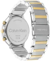 Calvin Klein Women's Multifunction Two-Tone Stainless Steel Bracelet Watch 38mm