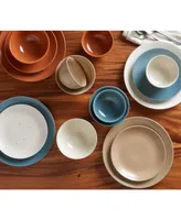 Sango Siterra Painters Palette 16 Piece Dinnerware Set, Service for 4