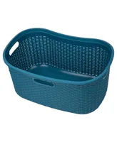 Mind Reader Basket Collection Laundry Basket, Cut Out Handles, Ventilated