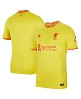 Men's Nike Yellow Liverpool 2021/22 Third Breathe Stadium Jersey