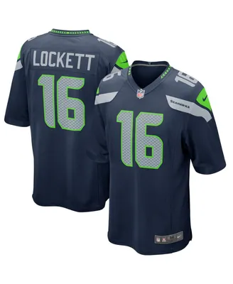 Men's Nike Tyler Lockett College Navy Seattle Seahawks Game Jersey