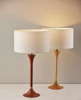 Adesso Rebecca Table Lamp - Rubberwood with Antique