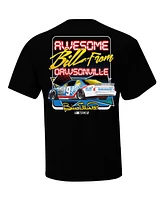 Men's Checkered Flag Sports Black Bill Elliott Dawsonville Two-Sided T-shirt