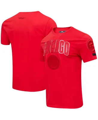 Men's Pro Standard Chicago Cubs Classic Triple Red T-shirt