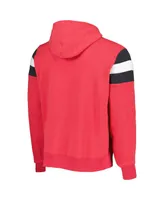 Men's '47 Brand Scarlet San Francisco 49ers Legacy Premier Nico Pullover Hoodie