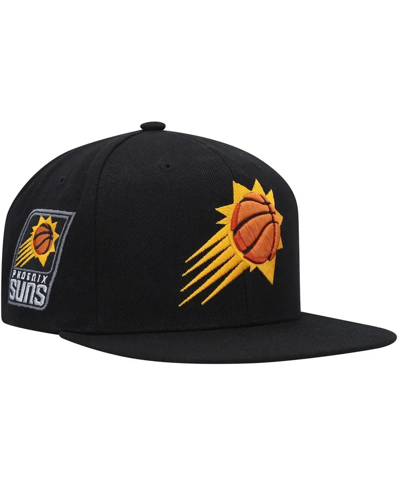 Men's Mitchell & Ness Black Phoenix Suns Side Core 2.0 Snapback Hat