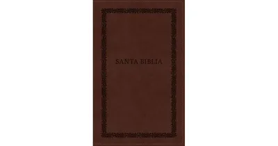 Biblia Reina-Valera 1960, Tierra Santa, Ultrafina letra grande, Leathersoft, CafA, con cierre by Vida