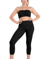 MeMoi Women's High-Waist Seamless Control Shapewear Leggings